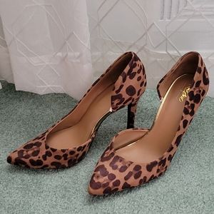 Mossimo size 9 cheetah print pumps